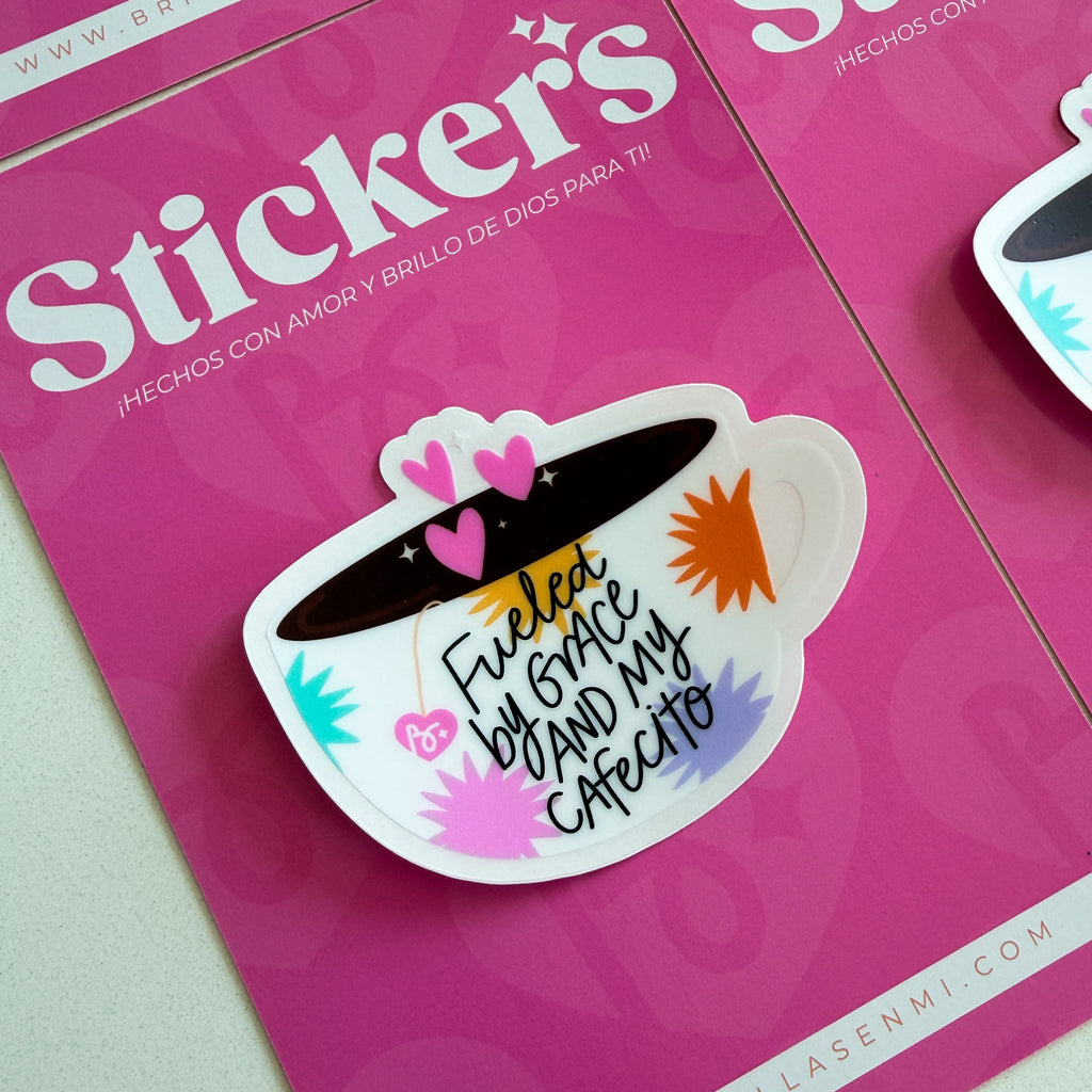 Sticker: Grace and Coffee