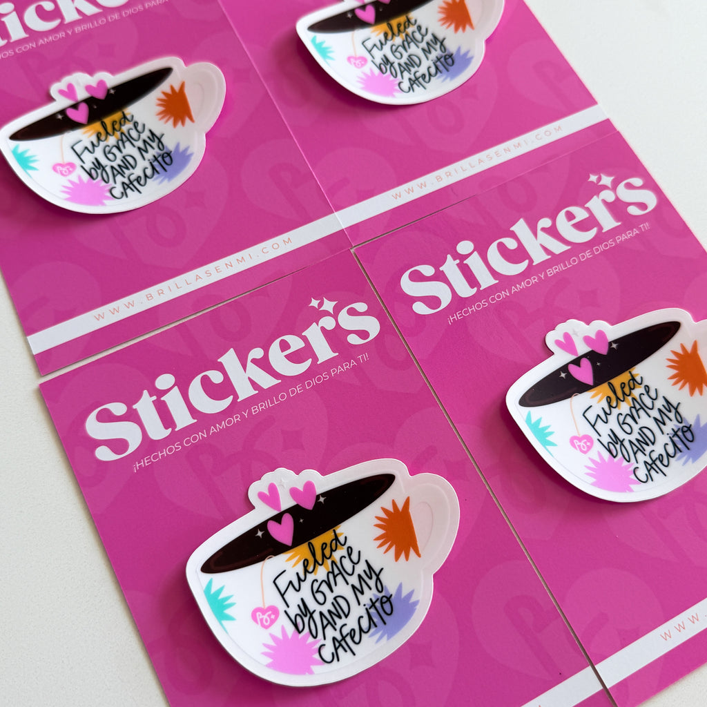 Sticker: Grace and Coffee