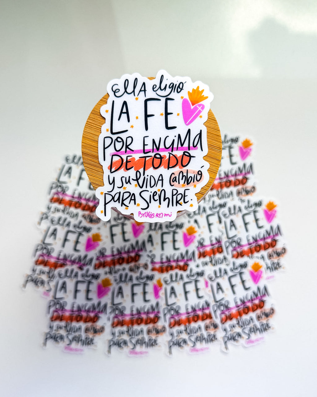 STICKER: Ella elige la fe