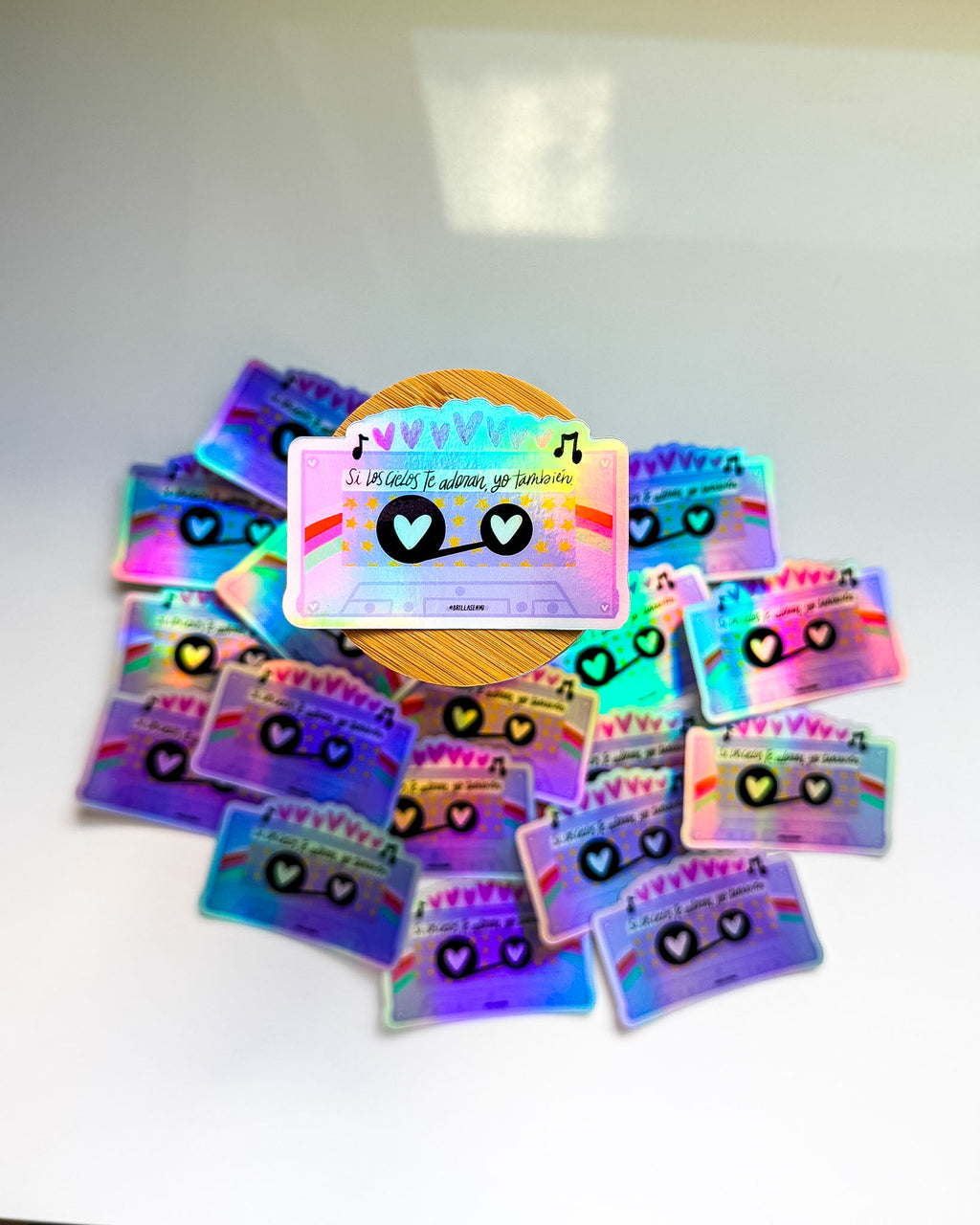 STICKER: Cassette Holográfico