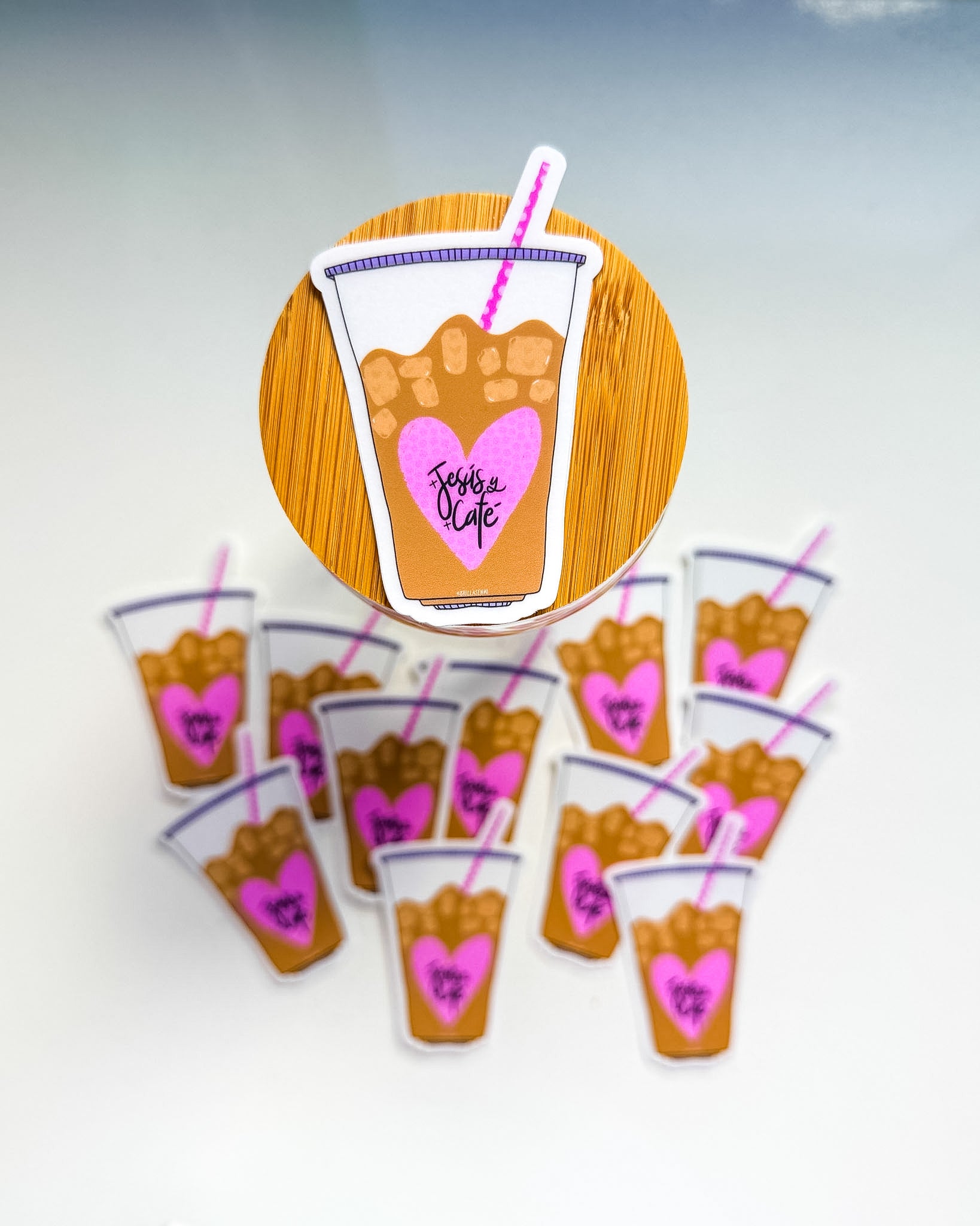 STICKER: + Jesús + Café