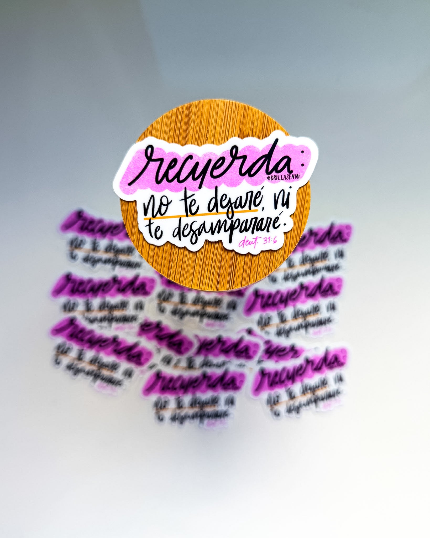 STICKER: Recordatorio DEUT 31:6