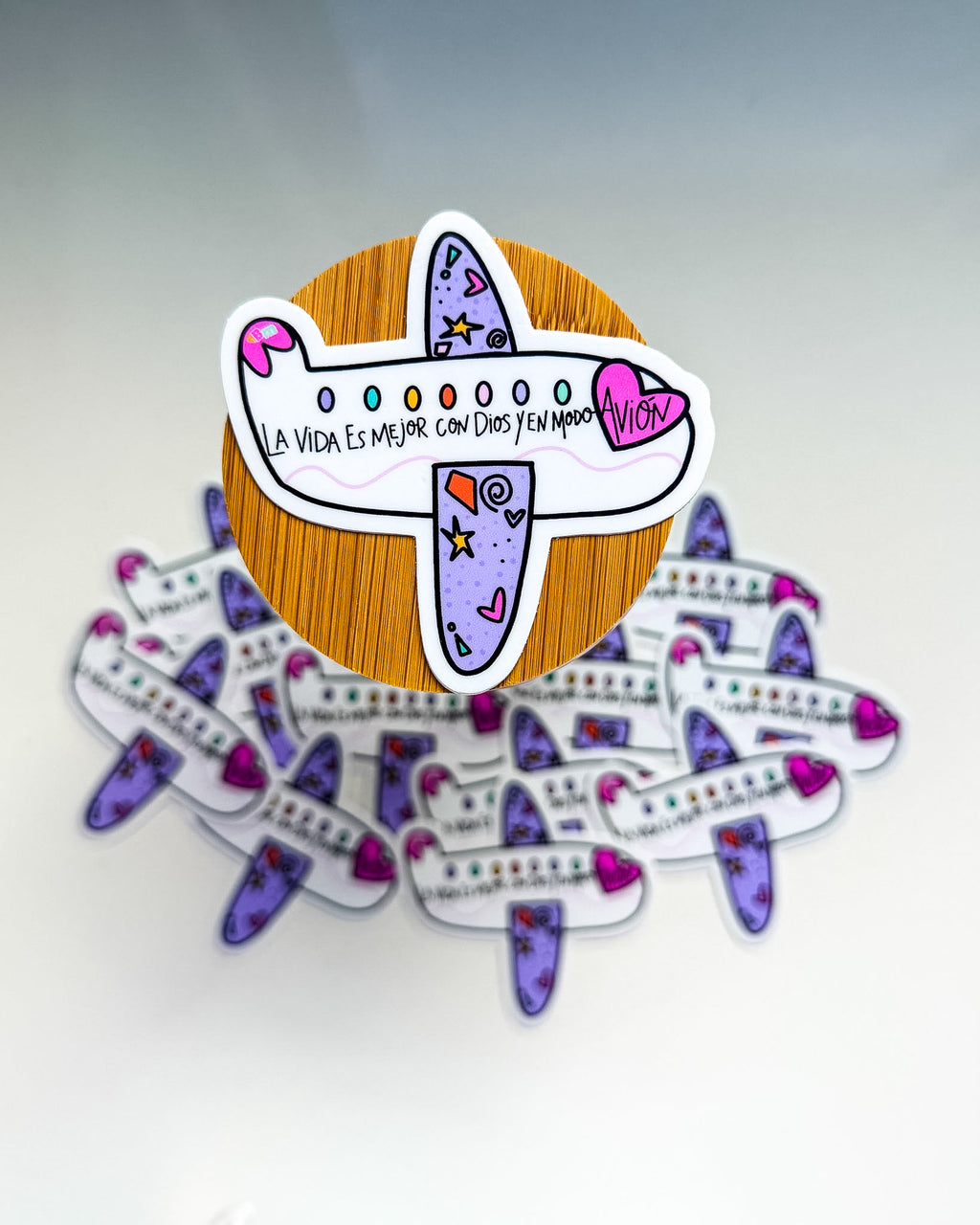 STICKER: Modo Avión con Dios