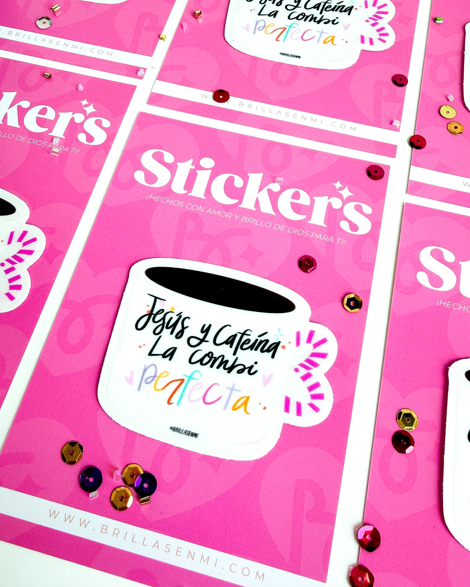 STICKER: Jesús y Cafeína