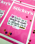 STICKER: Perdonada