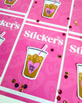 STICKER: + Jesús + Café