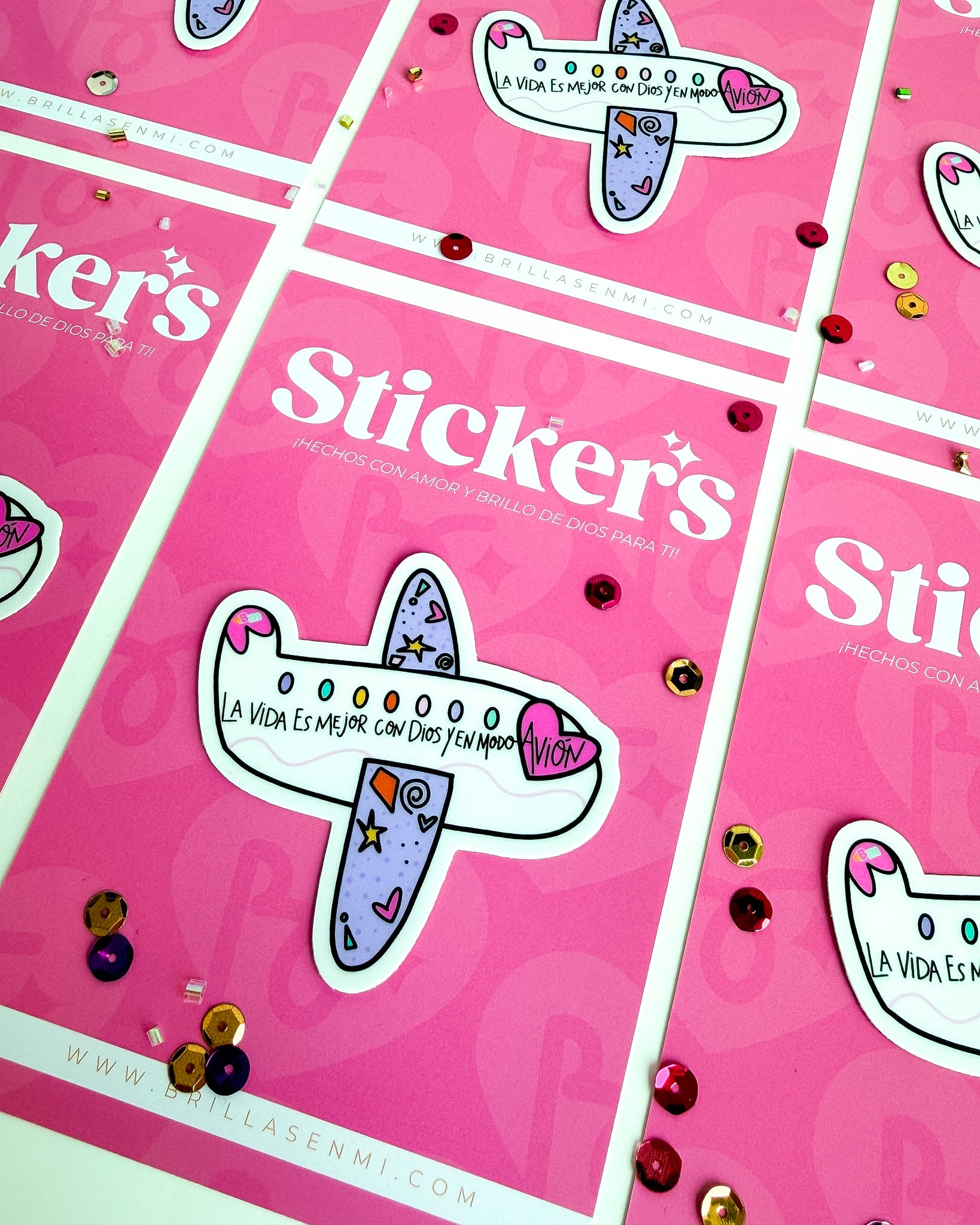 STICKER: Modo Avión con Dios