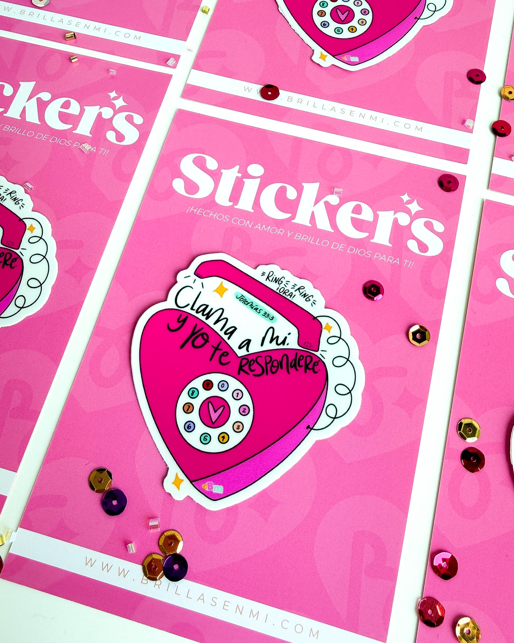 STICKER: Teléfono Jeremías 33:3